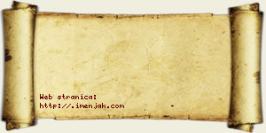 Danijela Ubavkić vizit kartica